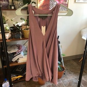 NWT Anthropologie Surplice Tank
